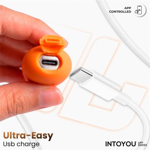 Intoyou Nexegg вибриращо яйце с приложение в цвят оранжево и розово