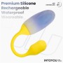 Intoyou Nexegg app controlled vibrating egg in yellow and purple