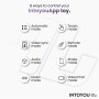 Intoyou Nexegg app controlled vibrating egg in yellow and purple