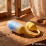 Intoyou Nexegg app controlled vibrating egg in yellow and purple